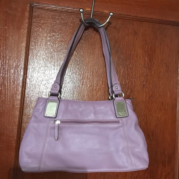 Sac à Main Pour Femme En Cuir Violet - Style Bandoulière - Occasion Comme Neuve (9x20 Pouces)